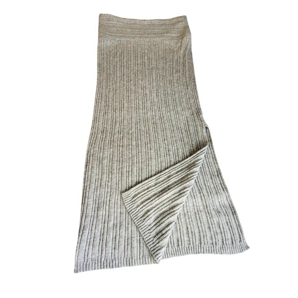 Wild Fable Ribbed Knit Maxi Skirt Size  XXL Gray Soft and cozy fabric blend - Picture 8 of 8